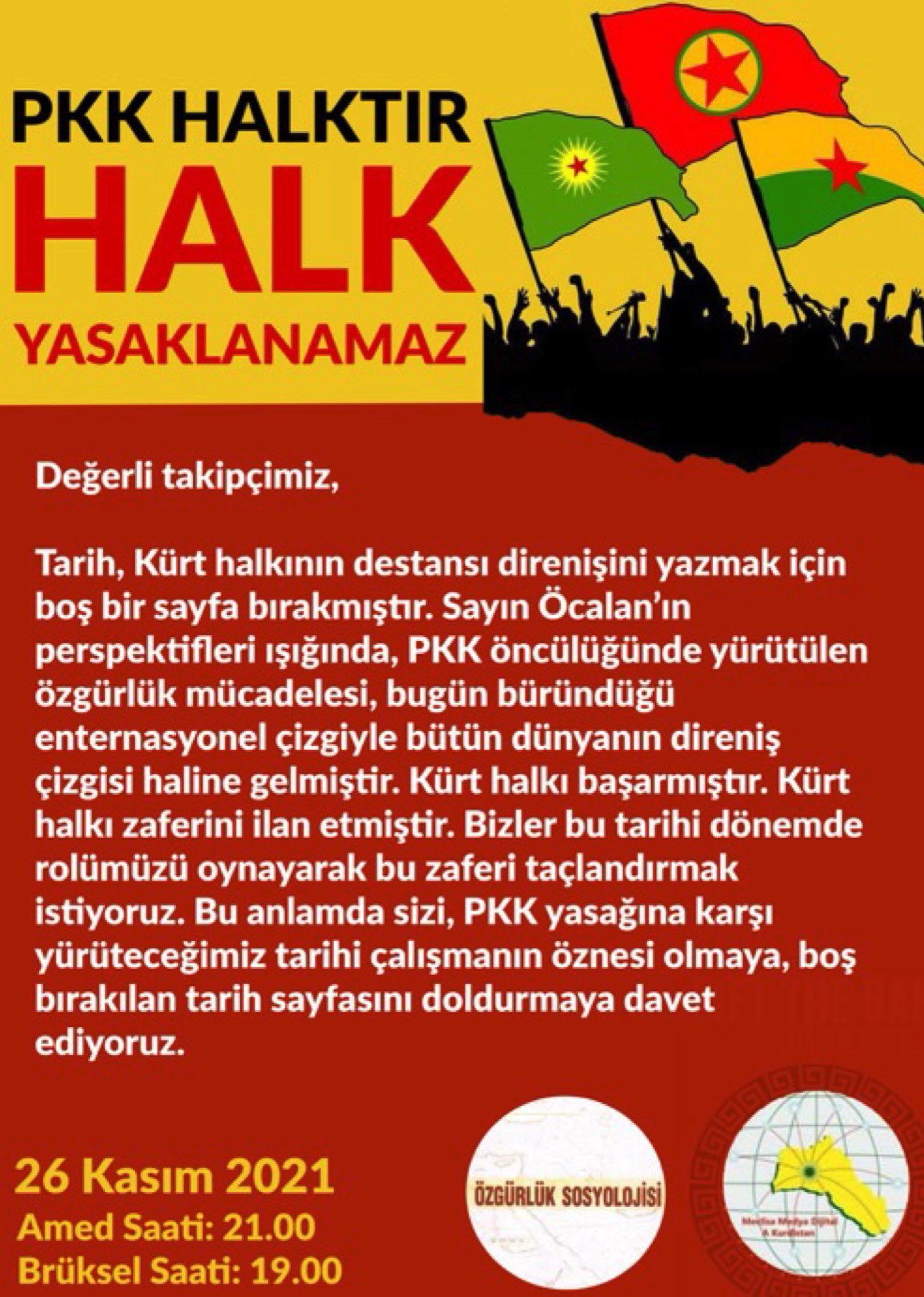 PKK HALKTIR HALK YASAKLANAMAZ
